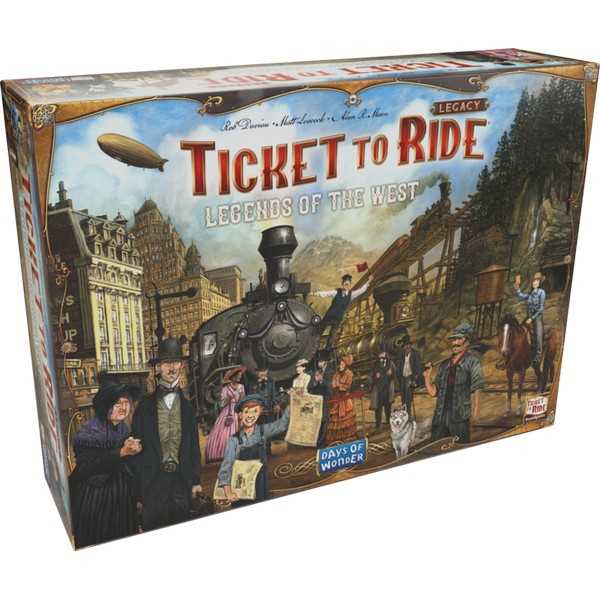 Ticket to Ride Legacy - Legends of the West-Board Game-Ashdown Gaming