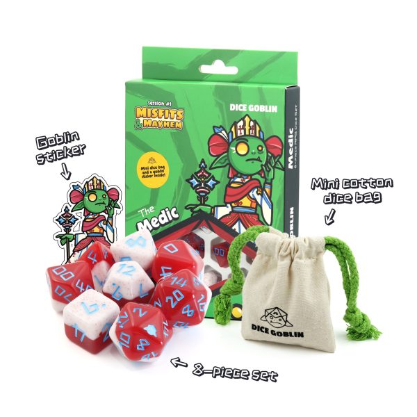 Dice Goblin - The Medic Dice Pack-Dice-Ashdown Gaming