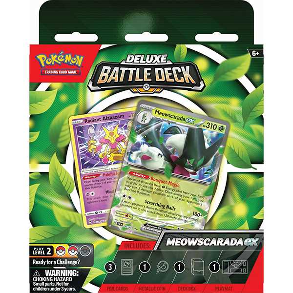 Pokémon TCG: Meowscarada ex Deluxe Battle Deck-Ashdown Gaming