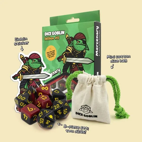 Dice Goblin - The Mercenary Dice Pack-Dice-Ashdown Gaming