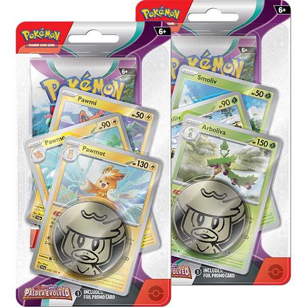 Pokemon TCG: Scarlet and Violet 2 Paldea Evolved Preium Checklane-Collectible Trading Cards-Ashdown Gaming