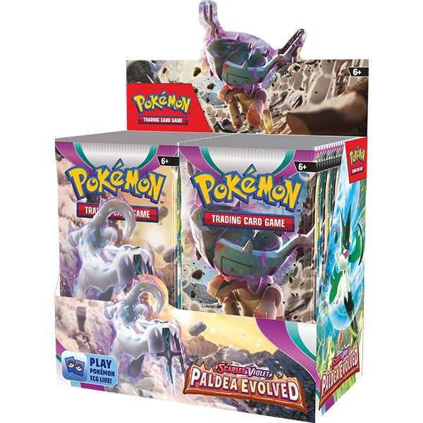 Pokemon TCG: Scarlet and Violet 2 Paldea Evolved Booster Box-Collectible Trading Cards-Ashdown Gaming