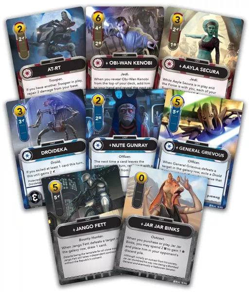 Star Wars - The Deck Building Game: The Clone Wars-Board Games-Ashdown Gaming