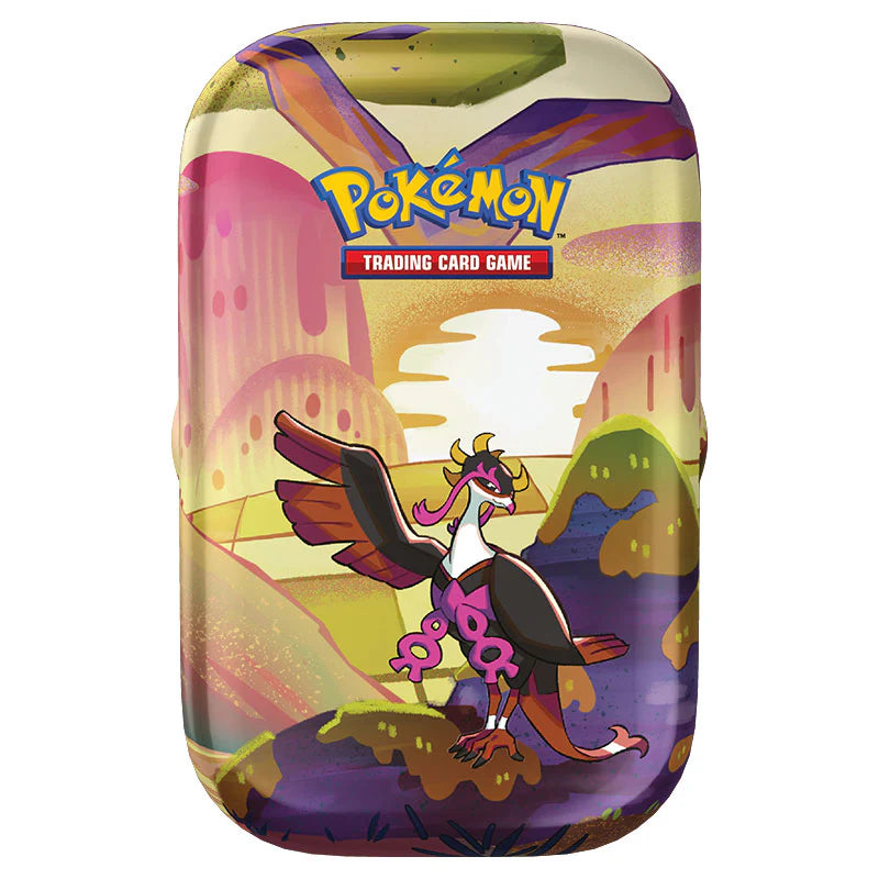 Pokemon TCG: Scarlet and Violet 6.5 Shrouded Fable Mini Tin: Fezandipiti-Collectible Trading Cards-Ashdown Gaming