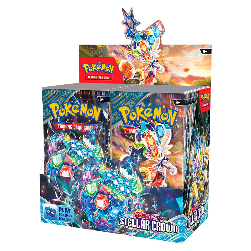 Pokemon TCG: Scarlet and Violet 7 Stellar Crown - Booster Box-Collectible Trading Cards-Ashdown Gaming