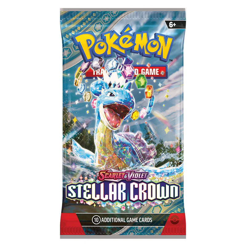 Pokemon TCG: Scarlet and Violet 7 Stellar Crown - Booster Pack-Collectible Trading Cards-Ashdown Gaming