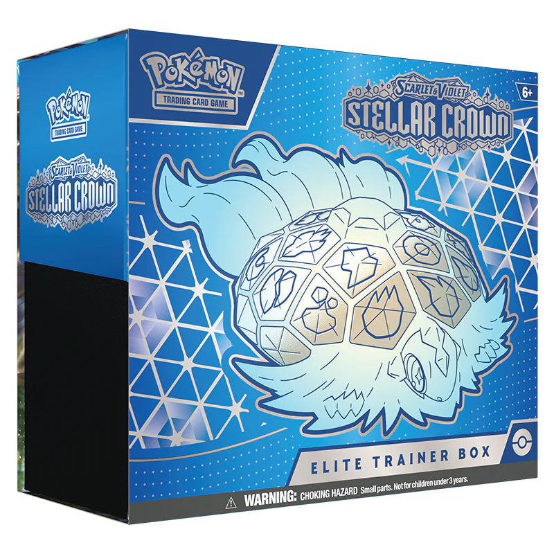 Pokemon TCG: Scarlet and Violet 7 Stellar Crown - Elite Trainer Box-Collectible Trading Cards-Ashdown Gaming