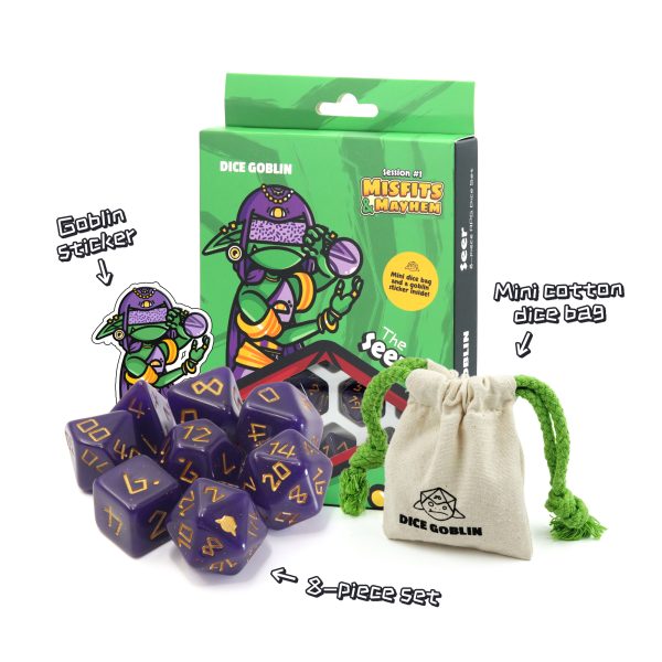 Dice Goblin - The Seer Dice Pack-Dice-Ashdown Gaming