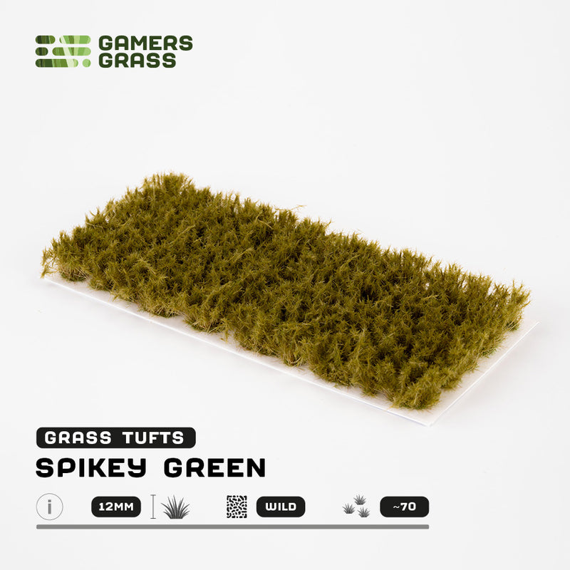 Gamers Grass - 12mm Tuft: Spikey Green Wild-Ashdown Gaming