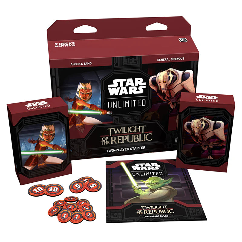 Star Wars Unlimited - Twilight of the Republic: Two Player Starter Set-Collectible Trading Cards-Ashdown Gaming