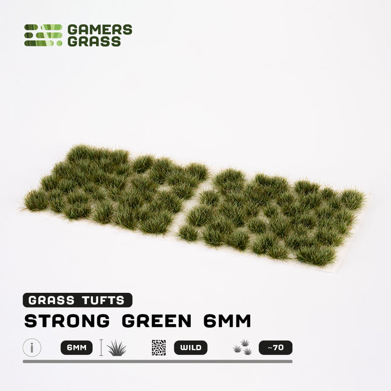 Gamers Grass - 6mm Tuft: Strong Green Wild-Ashdown Gaming