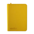 Vault X Exo Tec 9 Pocket Zip Binder - Sunrise Yellow-Binder-Ashdown Gaming