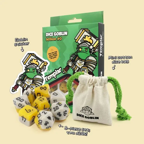 Dice Goblin - The Templar Dice Pack-Dice-Ashdown Gaming