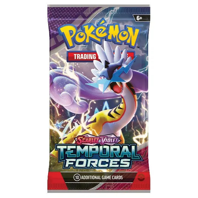 Pokemon TCG: Scarlet and Violet 5 Temporal Forces Booster Pack-Collectible Trading Cards-Ashdown Gaming