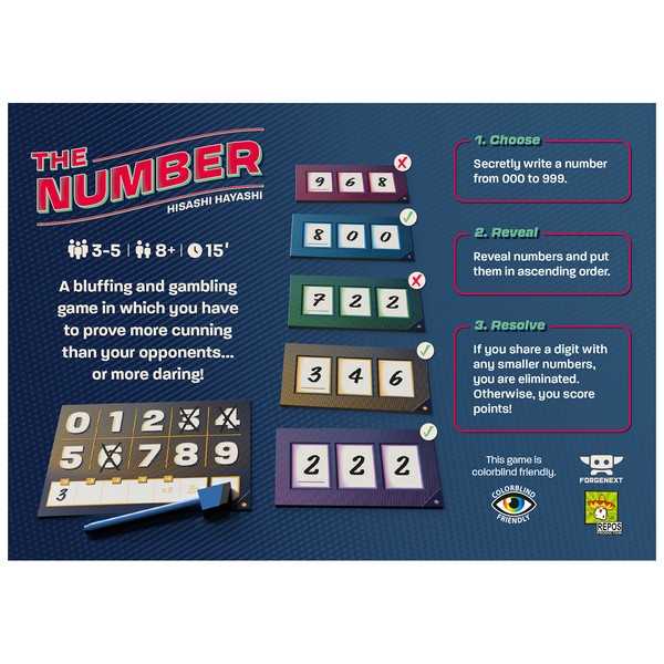 The Number-Board Game-Ashdown Gaming