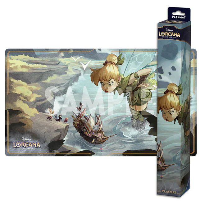 Disney Lorcana: Playmat - Tinkerbell-Collectible Trading Cards-Ashdown Gaming