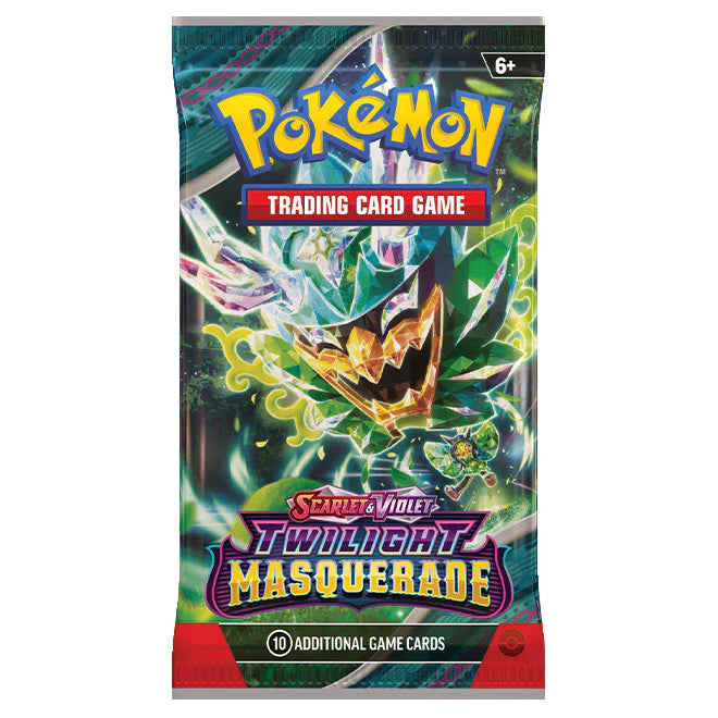 Pokemon TCG: Scarlet and Violet 6 Twilight Masquerade Booster Pack-Collectible Trading Cards-Ashdown Gaming