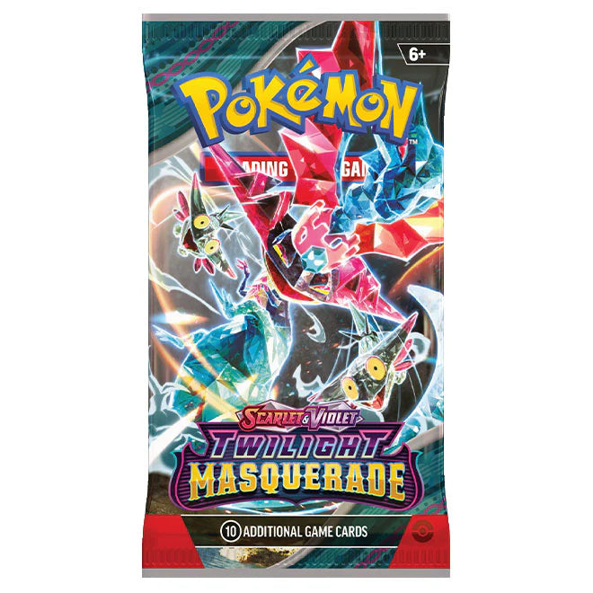 Pokemon TCG: Scarlet and Violet 6 Twilight Masquerade Booster Pack-Collectible Trading Cards-Ashdown Gaming