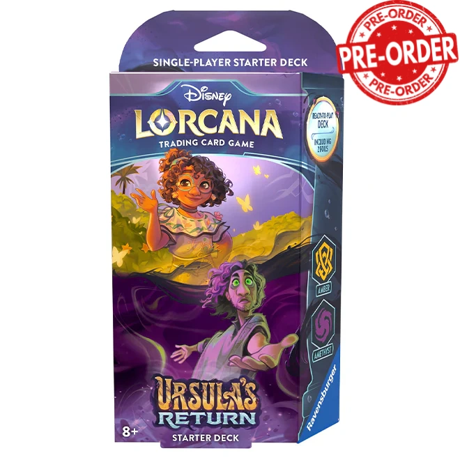 Disney Lorcana: Ursula's Revenge - Starter Deck: Mirabel and Bruno-Collectible Trading Cards-Ashdown Gaming