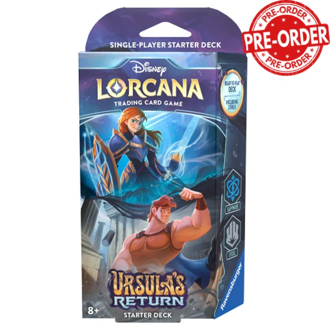 Disney Lorcana: Ursula's Revenge - Starter Deck: Anna and Hurcules-Collectible Trading Cards-Ashdown Gaming