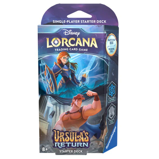 Disney Lorcana: Ursula's Return - Starter Deck: Anna and Hurcules-Collectible Trading Cards-Ashdown Gaming