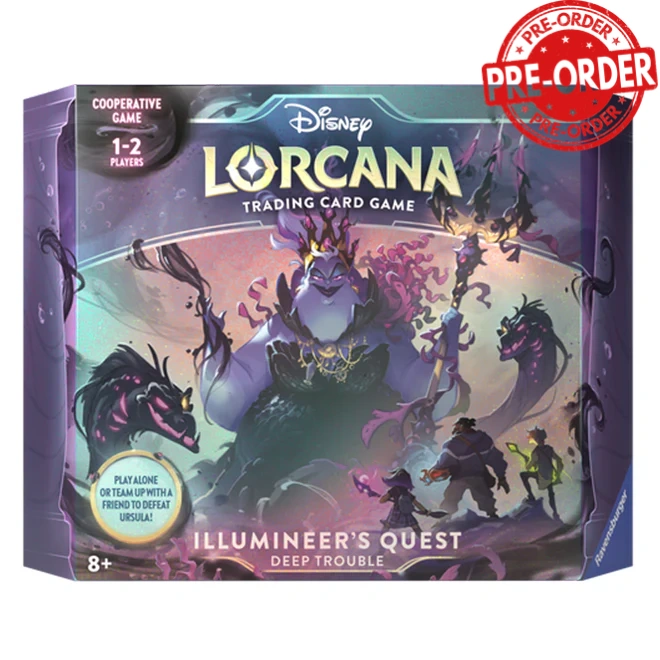 Disney Lorcana: Ursula's Revenge - Gift Set: Deep Trouble-Collectible Trading Cards-Ashdown Gaming