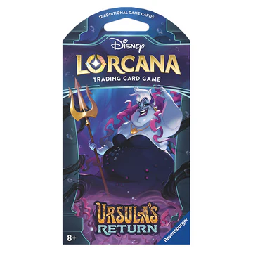 Disney Lorcana: Ursula's Return - Sleeved Booster Pack-Collectible Trading Cards-Ashdown Gaming