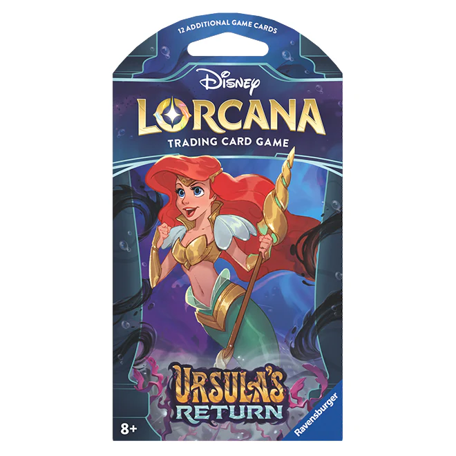 Disney Lorcana: Ursula's Return - Sleeved Booster Pack-Collectible Trading Cards-Ashdown Gaming