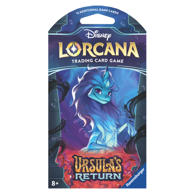 Disney Lorcana: Ursula's Return - Sleeved Booster Pack-Collectible Trading Cards-Ashdown Gaming