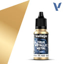 Vallejo True Metallic Metal: Imperial Gold (Light)-Paint-Ashdown Gaming