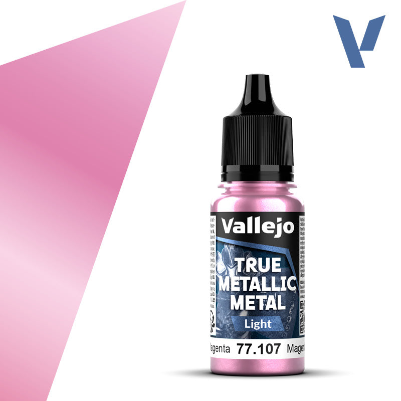 Vallejo True Metallic Metal: Crimson Magenta (Light)-Paint-Ashdown Gaming