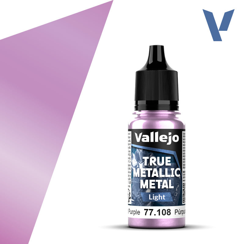 Vallejo True Metallic Metal: Amethyst Purple (Light)-Paint-Ashdown Gaming