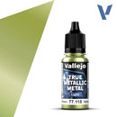 Vallejo True Metallic Metal: Amber Green (Light)-Paint-Ashdown Gaming