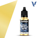 Vallejo True Metallic Metal: Greenish Gold (Light)-Paint-Ashdown Gaming
