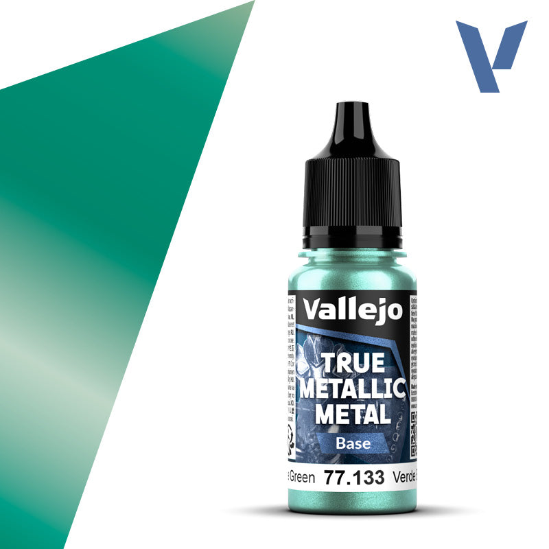 Vallejo True Metallic Metal: Beetle Green (Base)-Paint-Ashdown Gaming