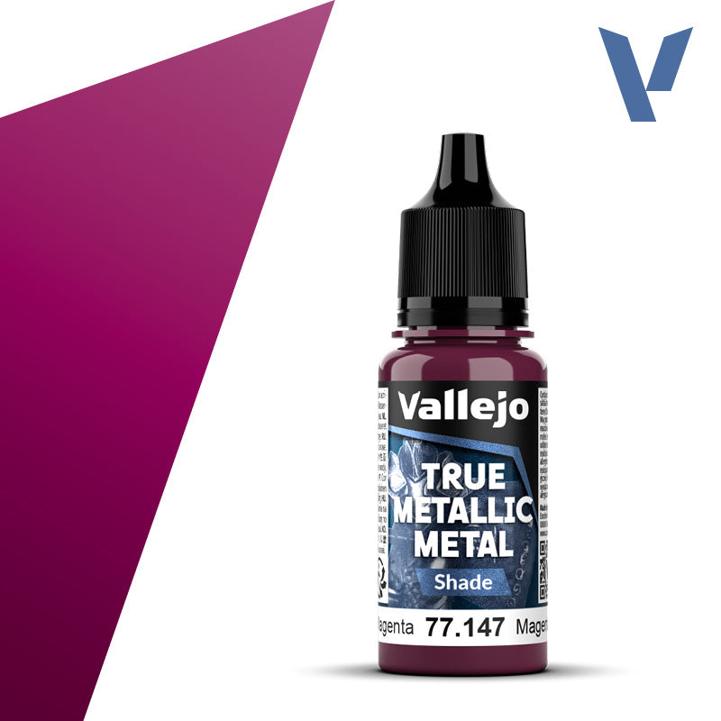 Vallejo True Metallic Metal: Crimson Magenta (Shade)-Paint-Ashdown Gaming