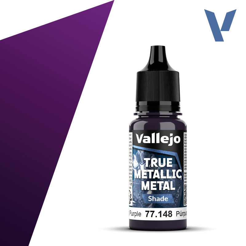 Vallejo True Metallic Metal: Amethyst Purple (Shade)-Paint-Ashdown Gaming