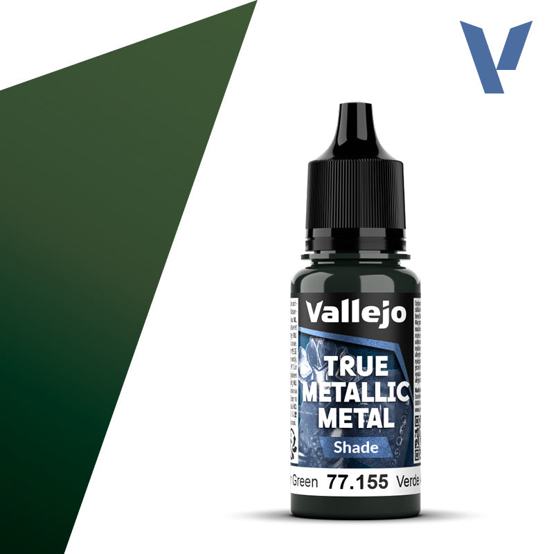 Vallejo True Metallic Metal: Amber Green (Shade)-Paint-Ashdown Gaming