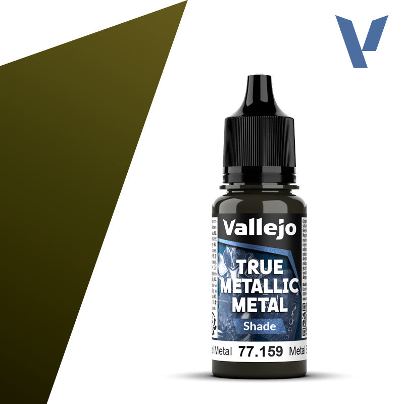 Vallejo True Metallic Metal: Aged Metal (Shade)-Paint-Ashdown Gaming