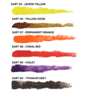 Scalecolor - Artist Range Volcano Paint Set-Art & Craft Paint-Ashdown Gaming