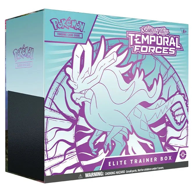 Pokemon TCG: Scarlet and Violet 5 Temporal Forces Elite Trainer Box: Walking Wake-Collectible Trading Cards-Ashdown Gaming