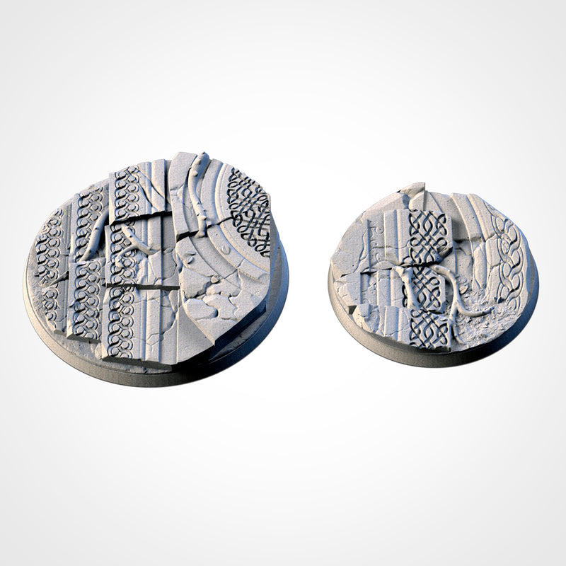 3D Printed Ancestral Ruins Bases-3D Print-Ashdown Gaming
