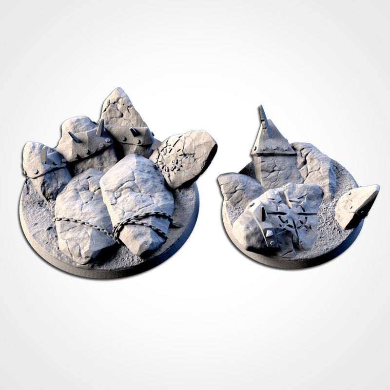 3D Printed Chaos Hell Bases-3D Print-Ashdown Gaming