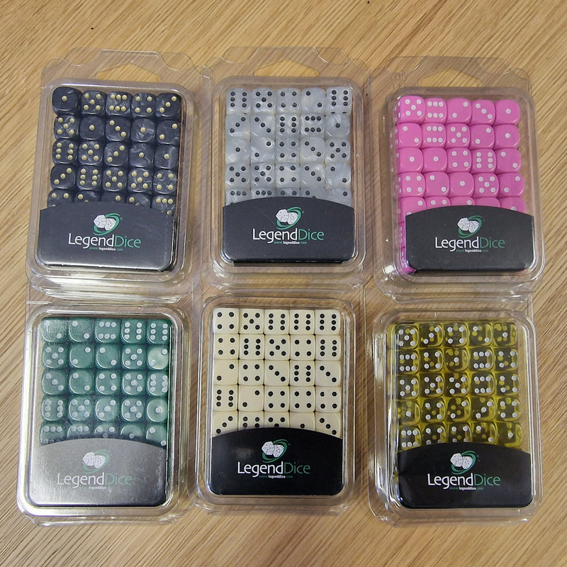 D6 Dice Pack 12mm-Ashdown Gaming