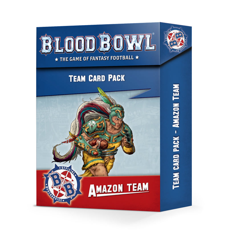 Blood Bowl: Amazon Team Card Pack-Boxed Set-Ashdown Gaming