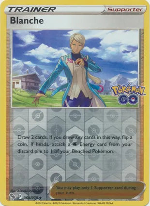 Pokémon TCG: Pokemon GO - 064 Blanche Reverse Holo-Collectible Trading Cards-Ashdown Gaming