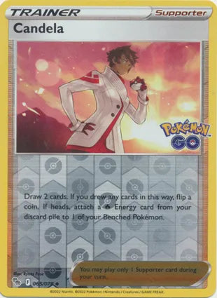 Pokémon TCG: Pokemon GO - 065 Candela Reverse Holo-Collectible Trading Cards-Ashdown Gaming