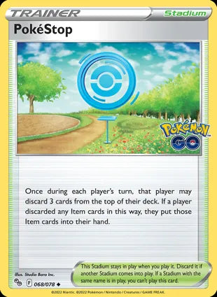 Pokémon TCG: Pokemon GO - 068 PokeStop-Collectible Trading Cards-Ashdown Gaming