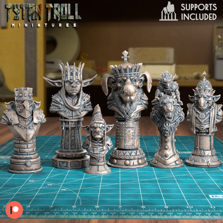 TytanTroll Miniatures - Goblin Chess Side-Miniature-Ashdown Gaming