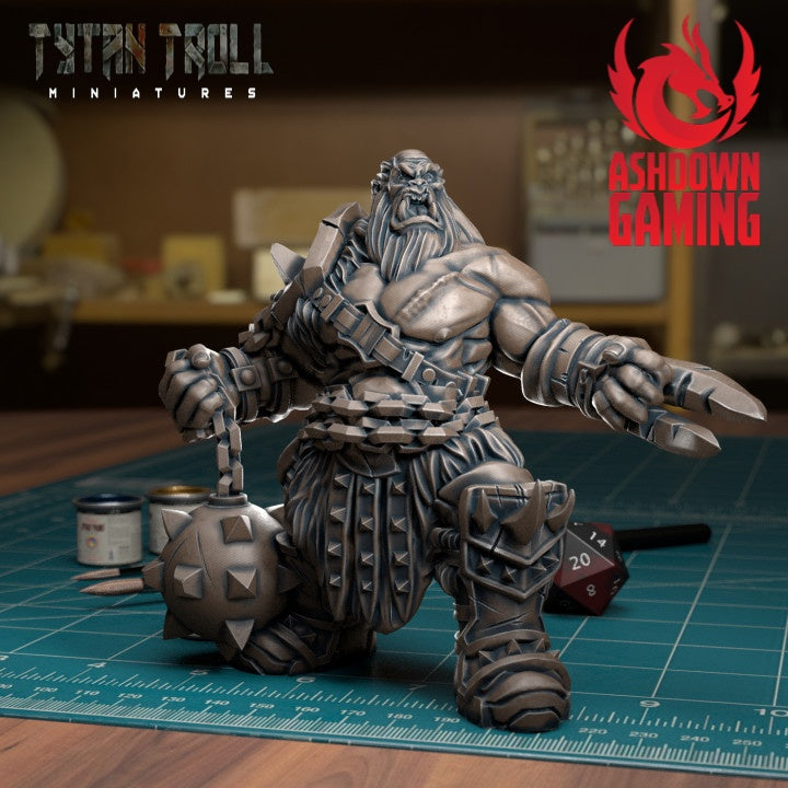 TytanTroll Miniatures - Orc Beserker-Miniature-Ashdown Gaming